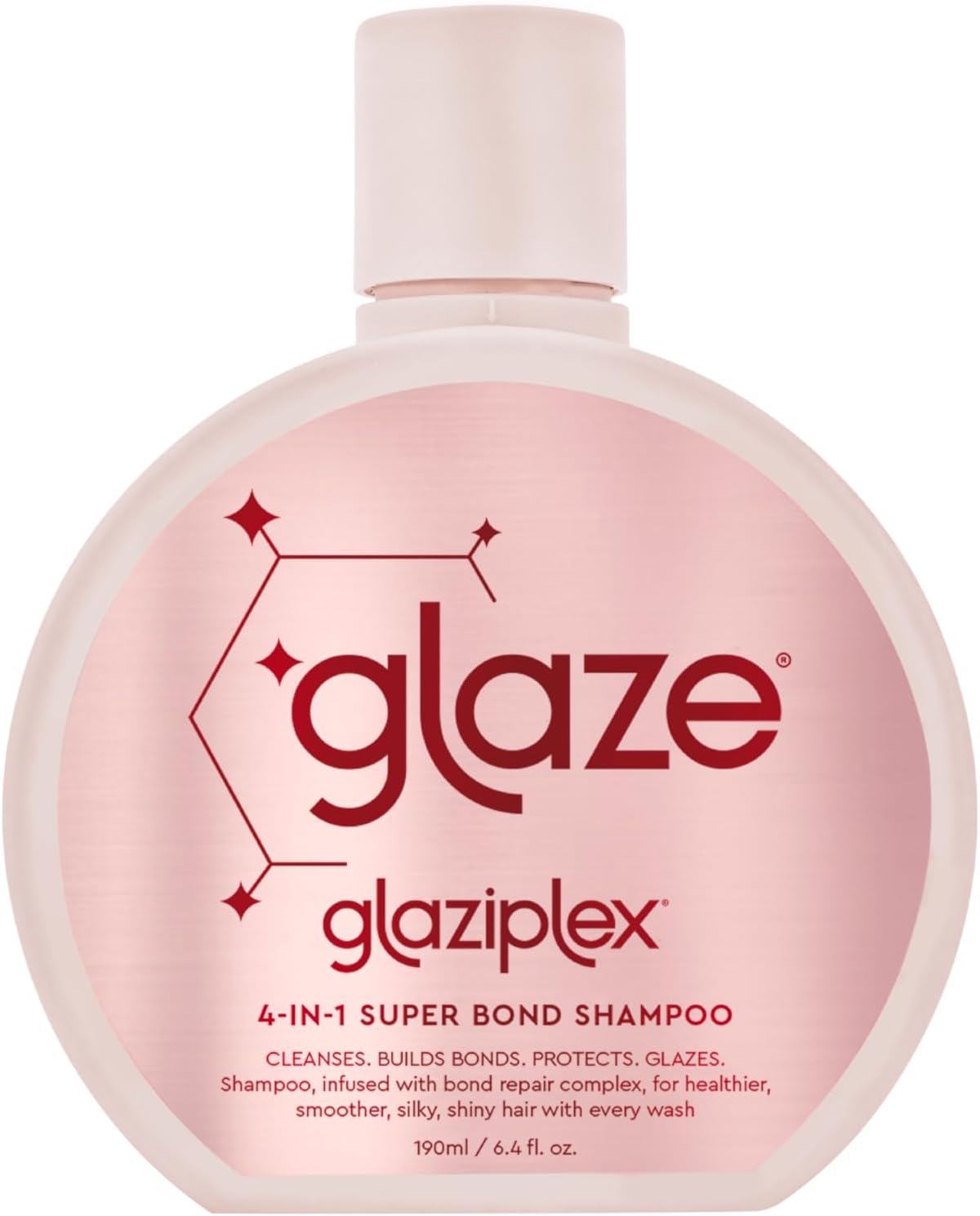 Glaze Super Shine Bond Shampoo – Tames Frizz, Builds Bonds & Adds Glass-Like Shine for Sleek, Smooth Hair – 190 ml