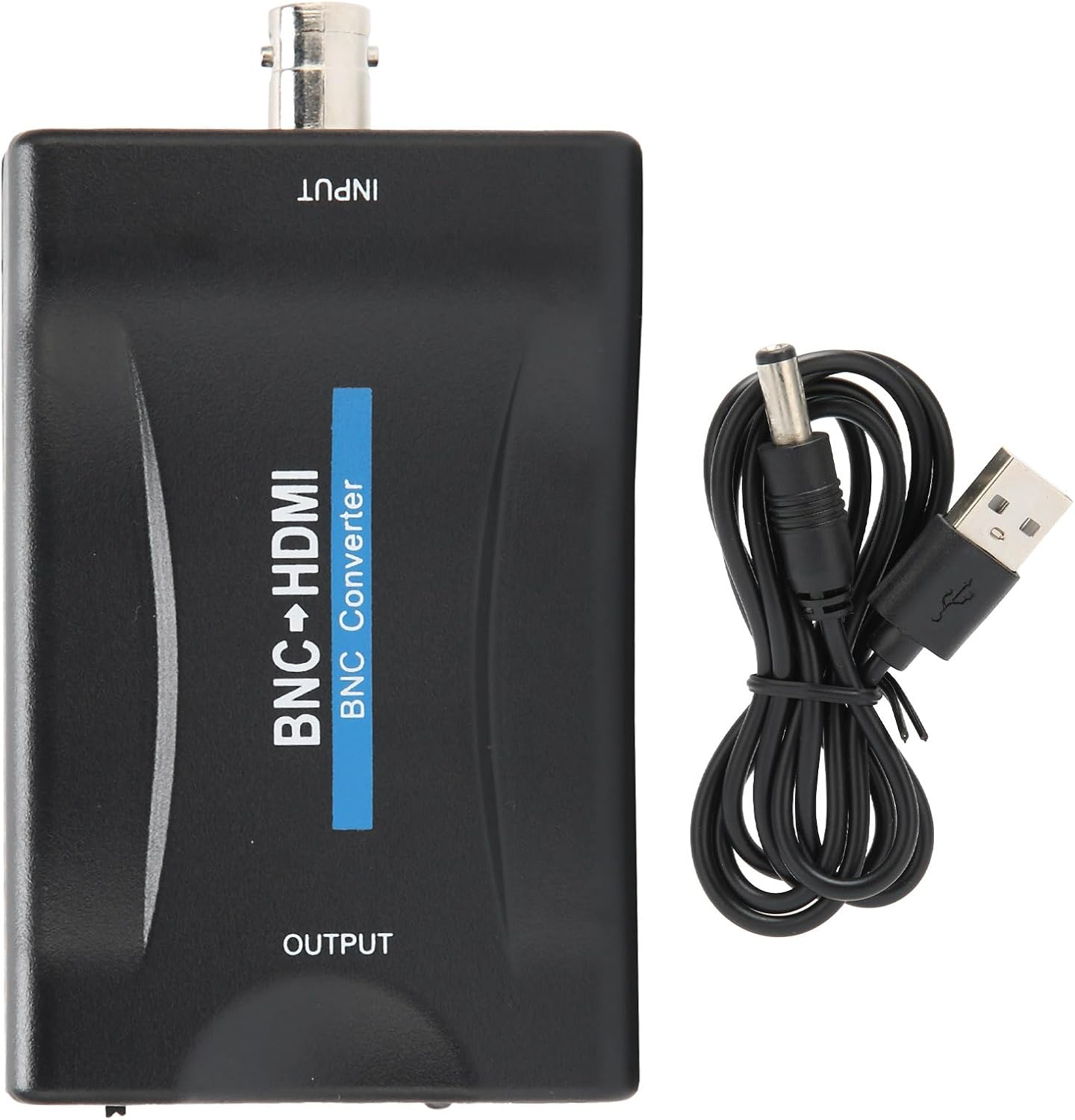 Coax to BNC Converter Adapter for TV Antenna 1080P/720P HD Display Video Adapter Surveillance Monitor for PS2, PS3, WII