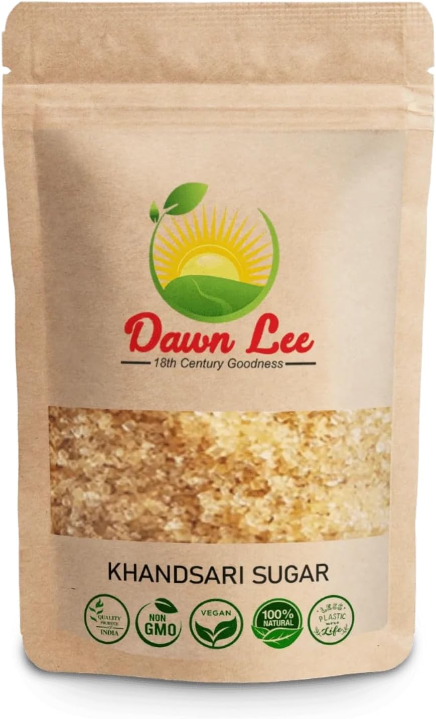 Dawn Lee Desi Khand 900g | Natural Raw Khandsari Sugar | Sulphur-Free Muscovado Brown Sugar Alternative | Organically Processed from Fresh Sugarcane | Unrefined & Wholesome Sweetener