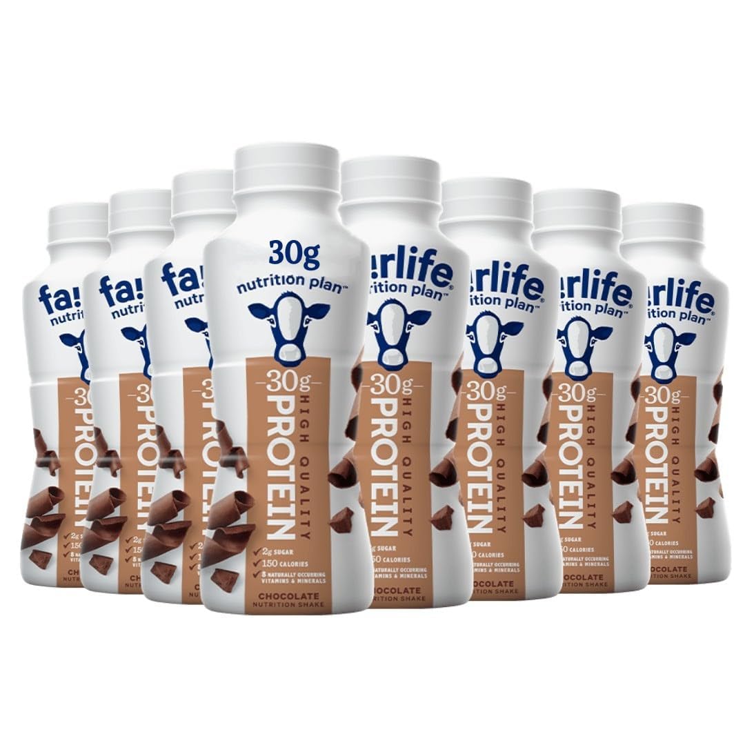Fairlfe Nutrition Plan Chocolate High Protein Shake - 30g Protein (12)