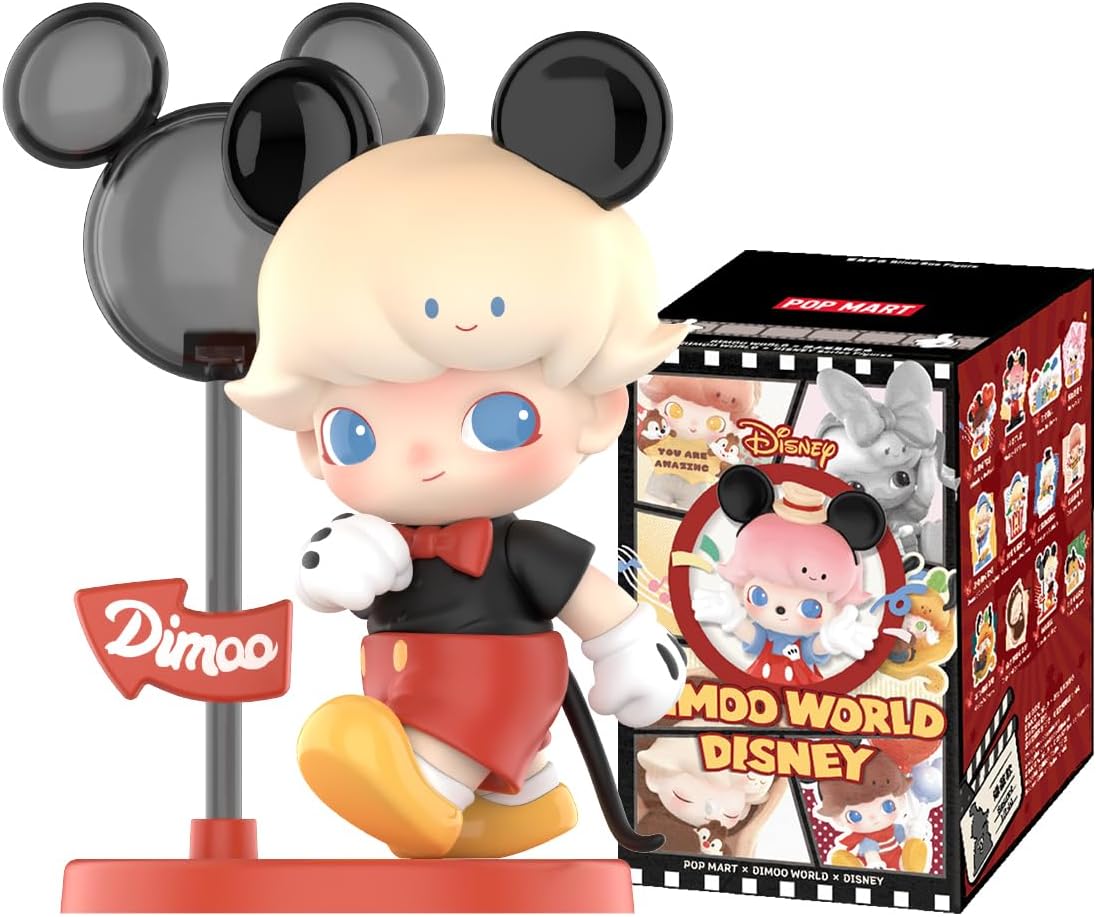 POP MART DIMOO WORLD X DISNEY Series Figures 1Box Premium Design Gifts for Women Fan-Favorite Collectible Chic Art Toy Action Figure