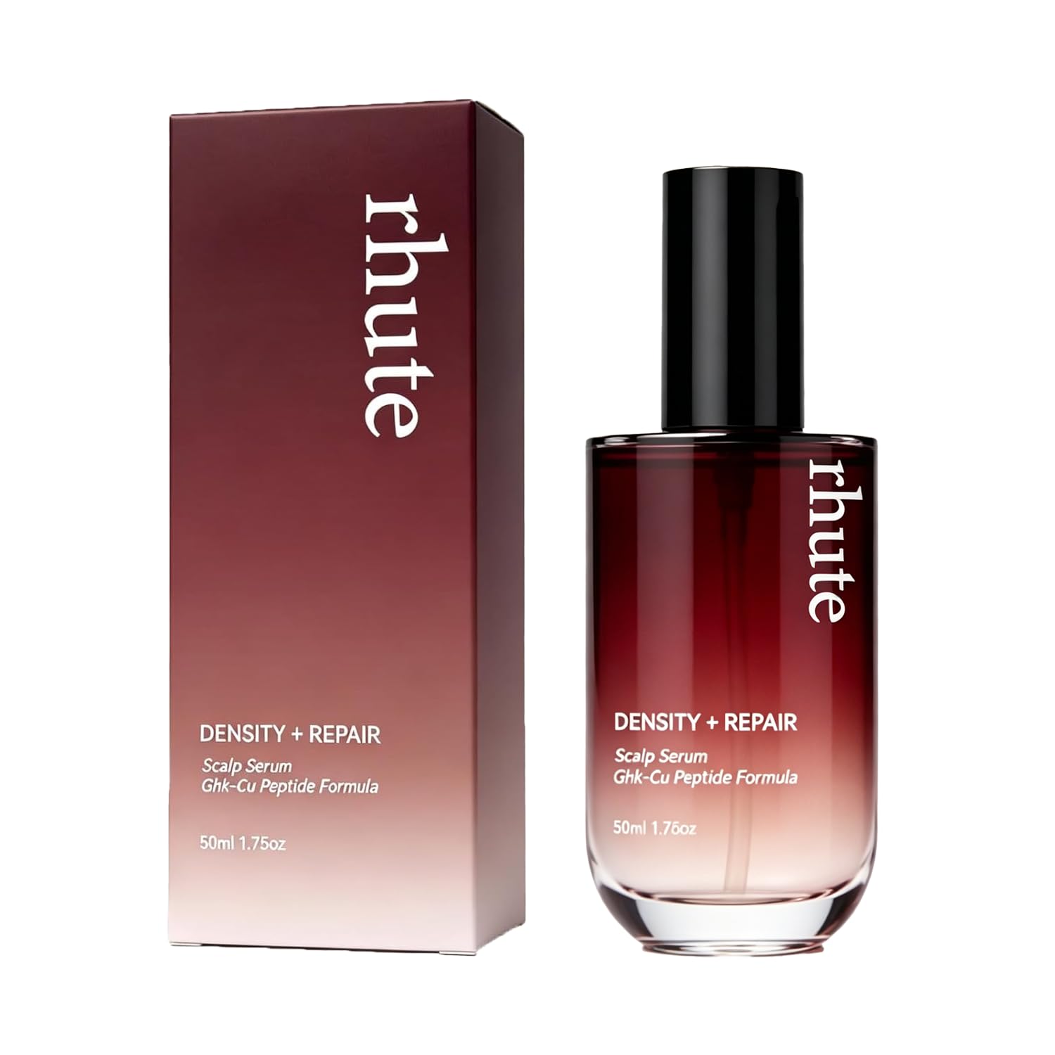 Rhute Hair Serum, Density + Repair Scalp Serum with Caffeine for Weak or Damaged Haireptide, Niacinamide & Plant Stem Cell Extracts, Strengthens Hair, Lightweight for All Hair Types
