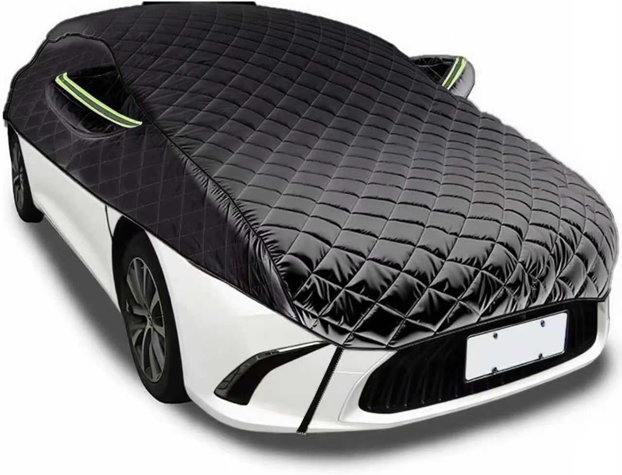 Anti-Hail Car Cover for 𝖦𝖬𝖢 Envoy Full Car Cover Waterproof Thick Cotton All Weather Protection Hail Proof Reflective Scratch Resistant Easy Fit