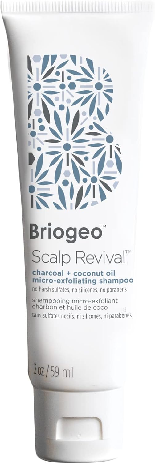 Briogeo Scalp Revival Exfoliator Charcoal Shampoo - Treatment for Dry & Itchy Scalp, Clarifying Shampoo for Build Up - 59ml