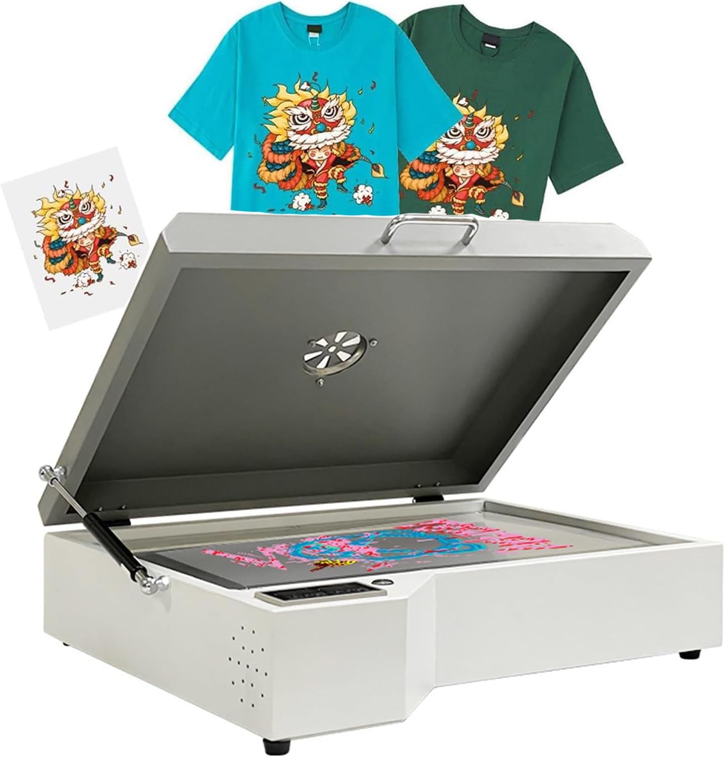 DTF Curing Oven Upgraded - New DTF Oven Dryer A3+/A3/A4 DTF Oven, DTF Oven Curing Transfer Film Sheet Drawer with Temperature and Time Control for Heat Transfer Film Printing