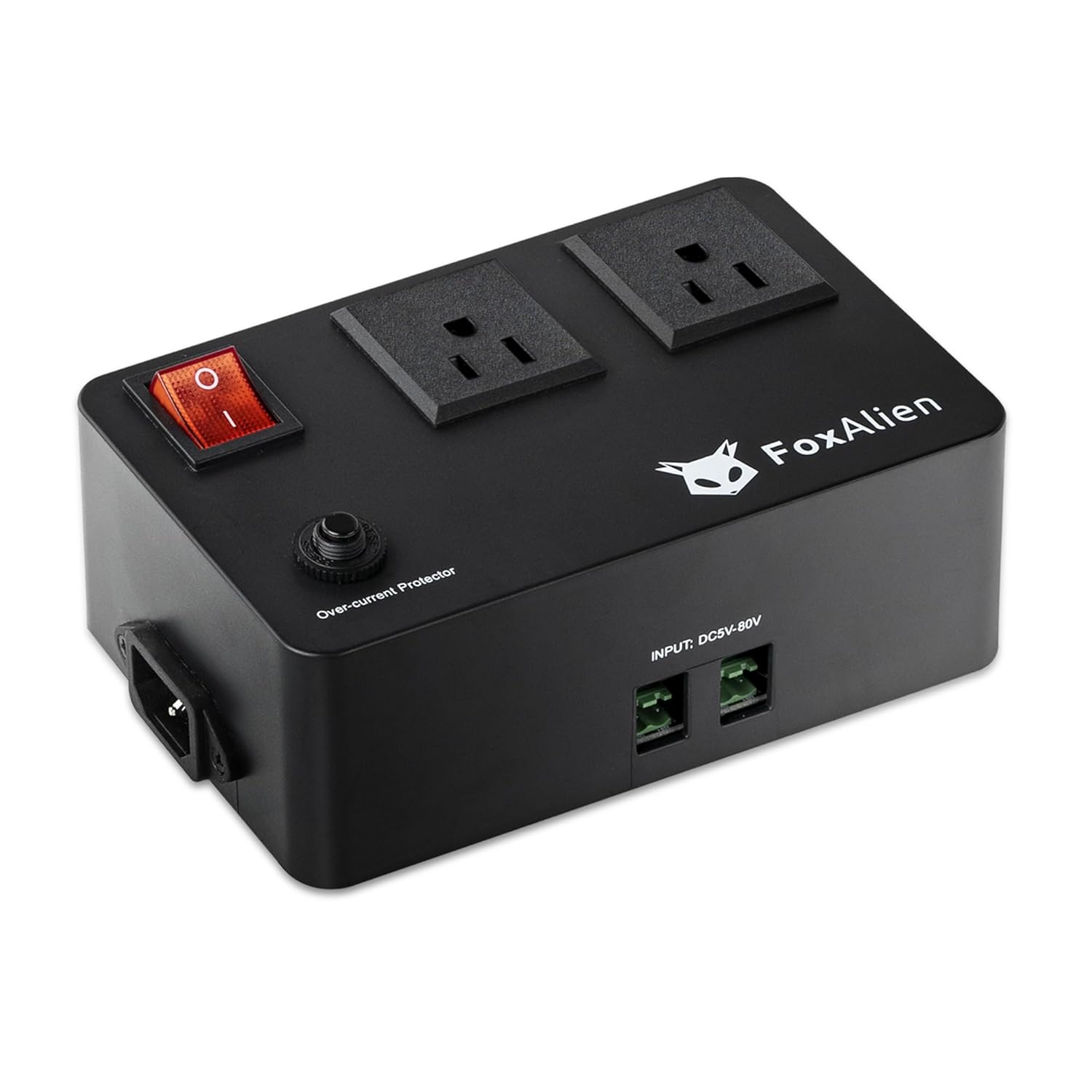 FoxAlien Relay Module Relay Switch for CNC Router Machines, Routers and Dust Collector Synchronously Control (110V US Sockets & Plug, for All FoxAlien Machines)