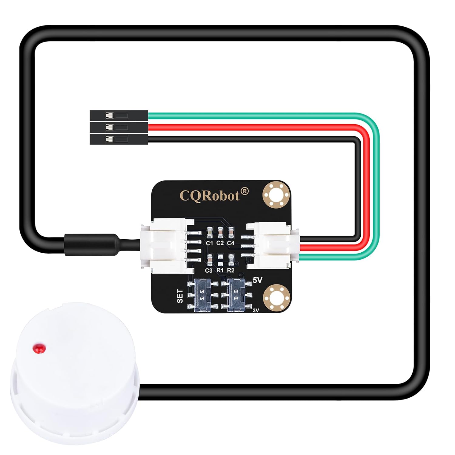 Non-Contact Water/Liquid Level Sensor Compatible with Arduino, Raspberry Pi and Other Motherboards. for Industrial Production, Aquarium, Chemical Solution, Agriculture, Gardening, etc.