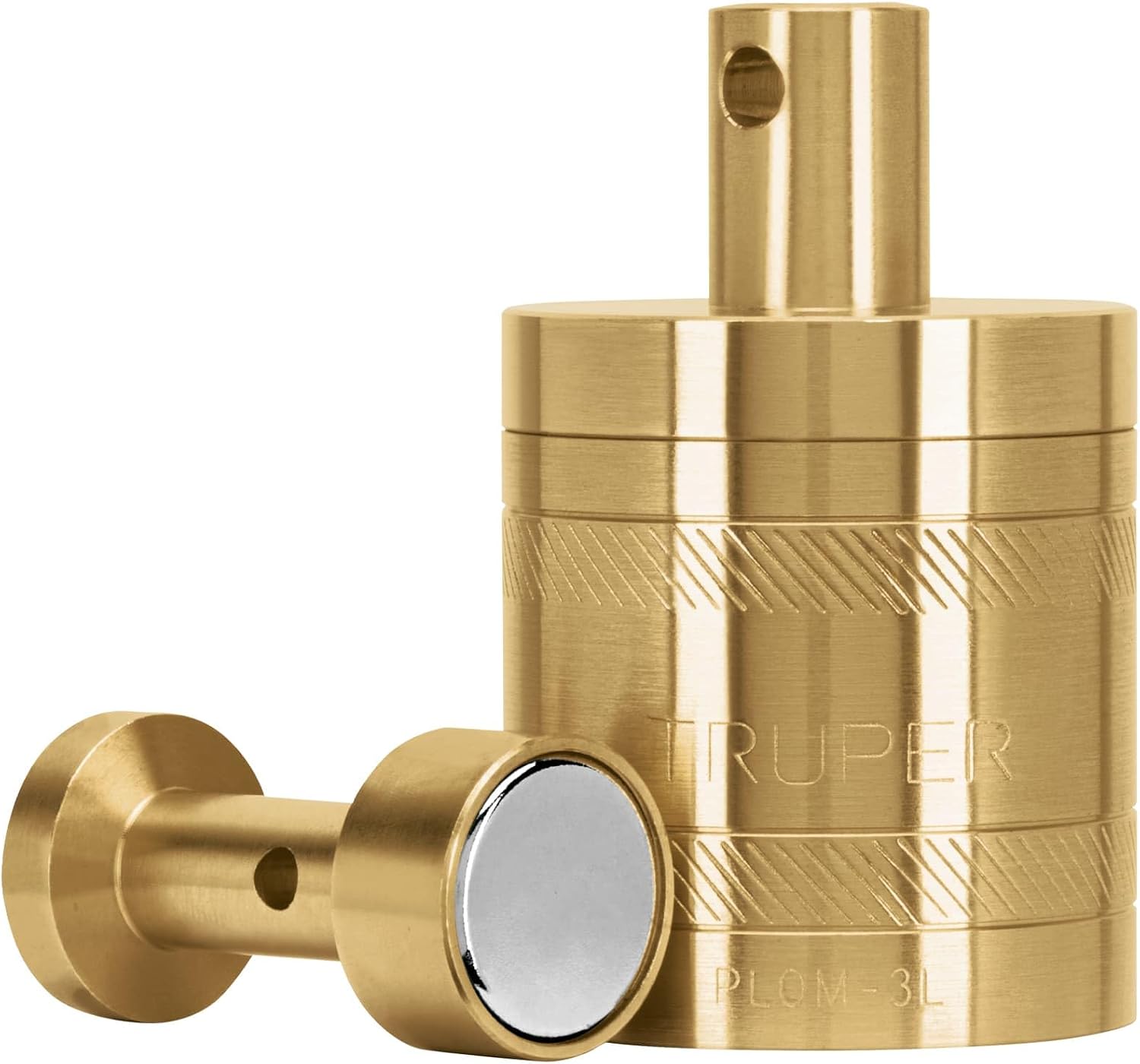 TRUPER PLOM-3L Brass Plumb Bobs w/ Center 12.4 Oz (352 g)