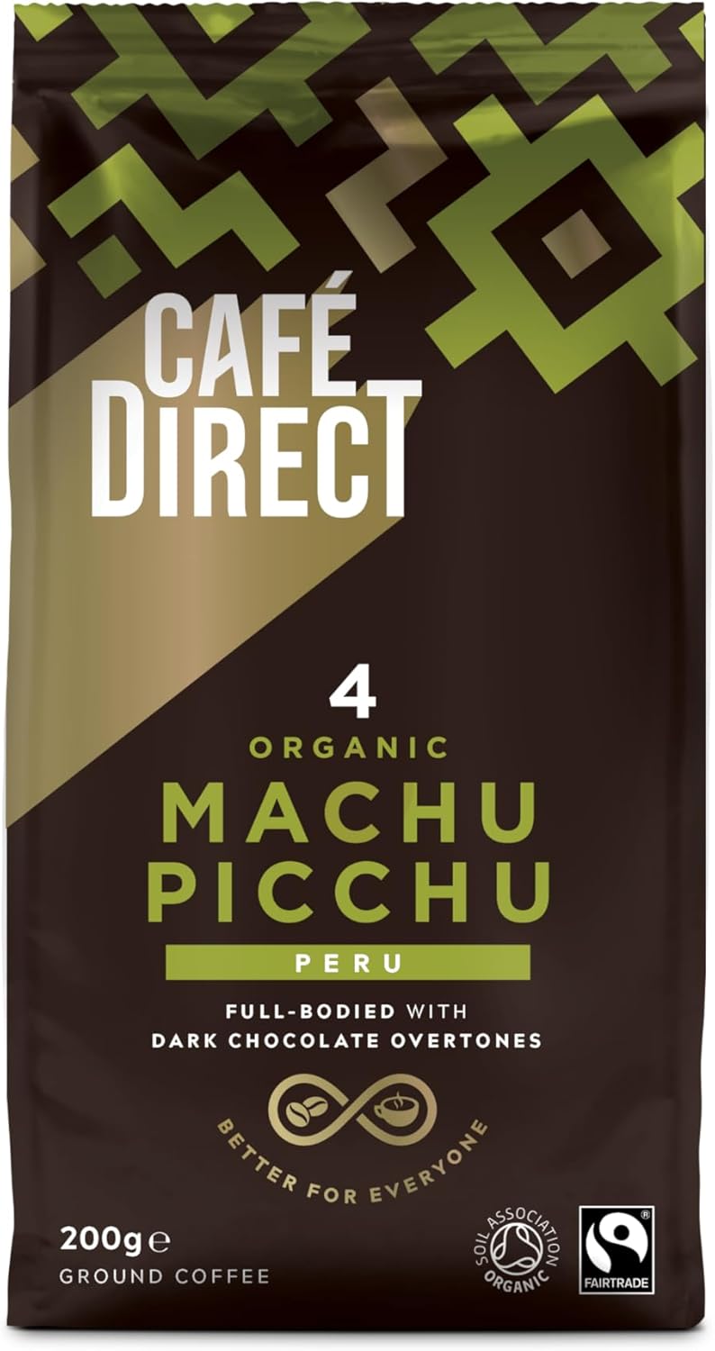 Cafedirect Machu Picchu Organic Ground Coffee, 200 g