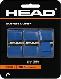 HEAD Super Comp Racquet Overgrip - Tennis Racket Grip Tape - 3-Pack,