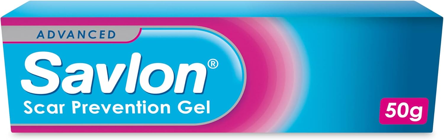 Savlon Scar Prevention Gel, Helps Soothe Minor Wounds & Superficial Burns, Speeds Up Healing and Reduces Likelihood of Scarring (50g, 1 pack)