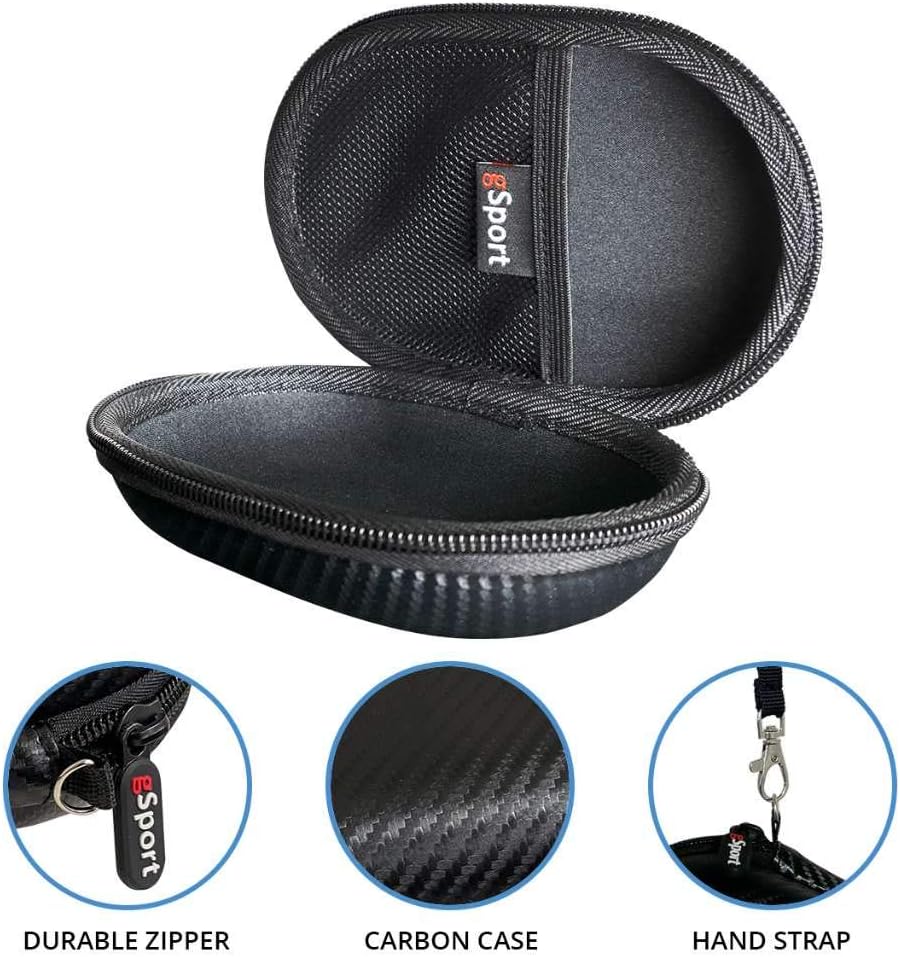 JBL Clip 5 Ultra Portable Bluetooth Speaker with gSport Carbon Fiber Case (Black)