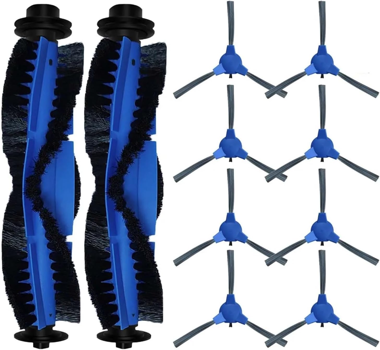 Vacuum attachment Compatible With Ecozy RV-SG250B Robot Vacuum Cleaner Roller Main Brush Edge Spin Side Brush Accessory Replacerment Part(Set G)