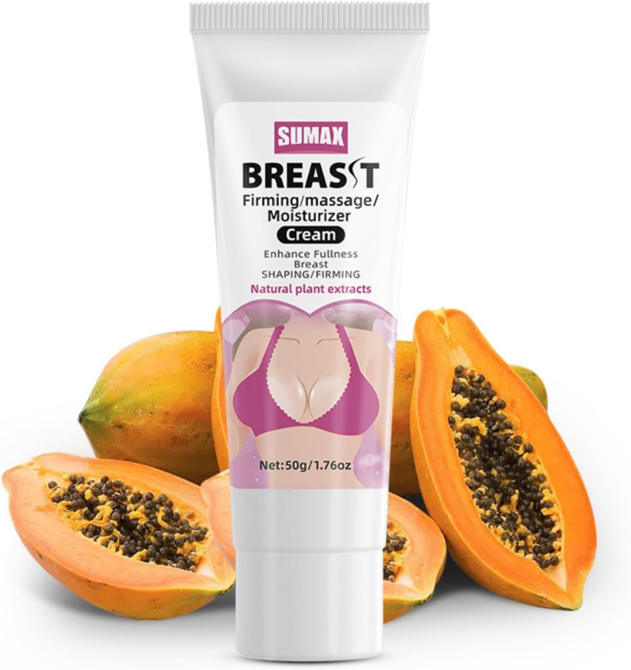 Breast Enhancement Cream Natural Breast Enlargement Cream for Breast Growth & Bigger Breast Firms Plumps and Lifts Your Breasts Improves Sagging Breasts 50g