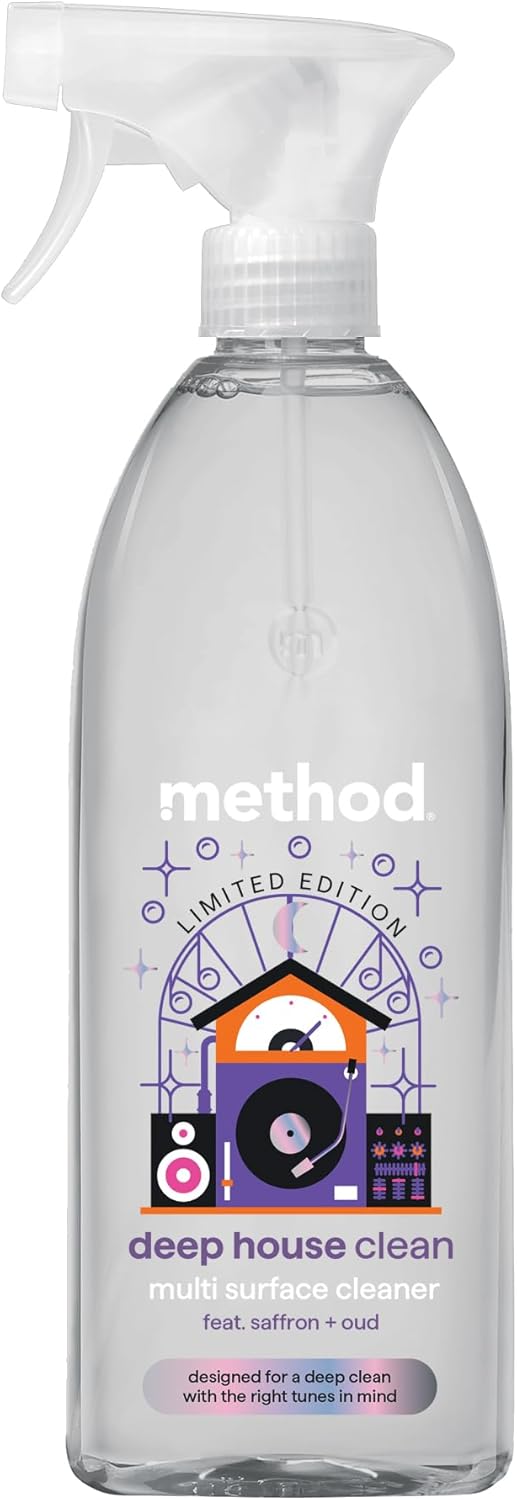 Method All Purpose Cleaner, Limited edition Concentrated Surface Cleaner Deep House, Pack of 1, 1 x 828 ml