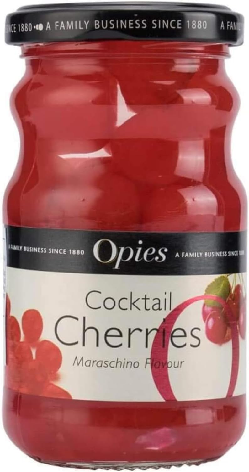 Opies Cocktail Cherries Maraschino Without Stem 1x225g