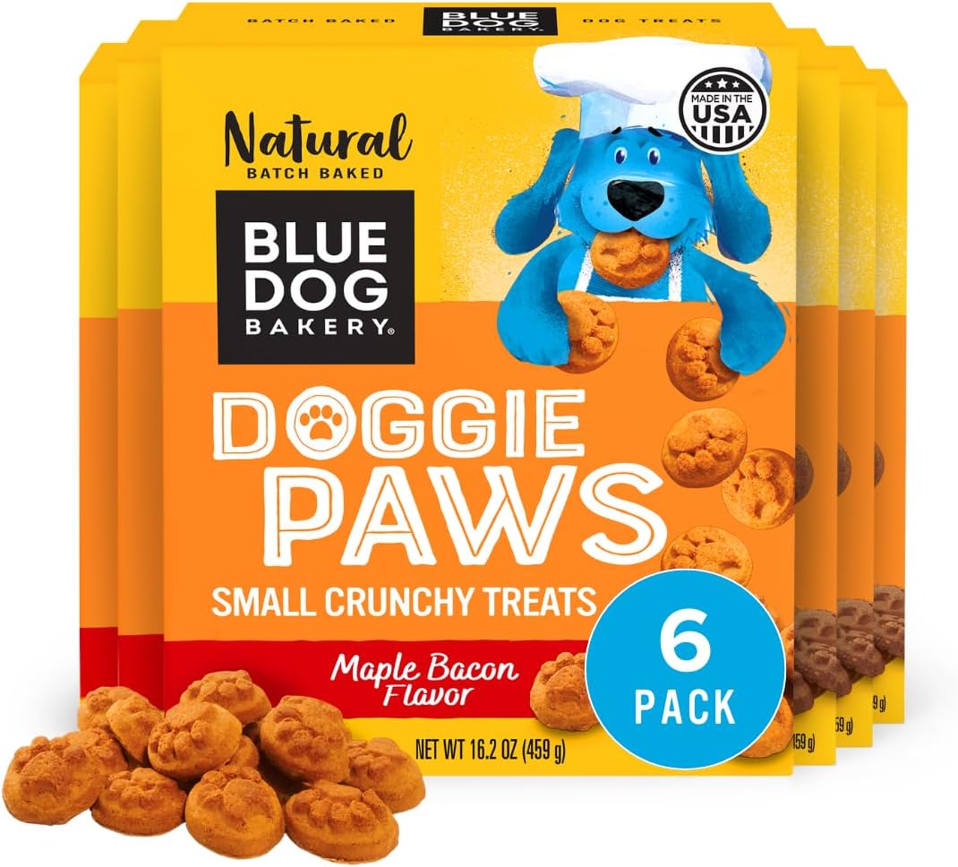 Blue Dog Bakery Natural Dog Treats, Maple Bacon Paws