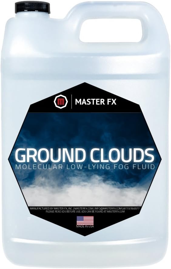 Ground Clouds - Fast Dissipating - Indoor Low- Lying Molecular Fog Fluid - 1 Gallon