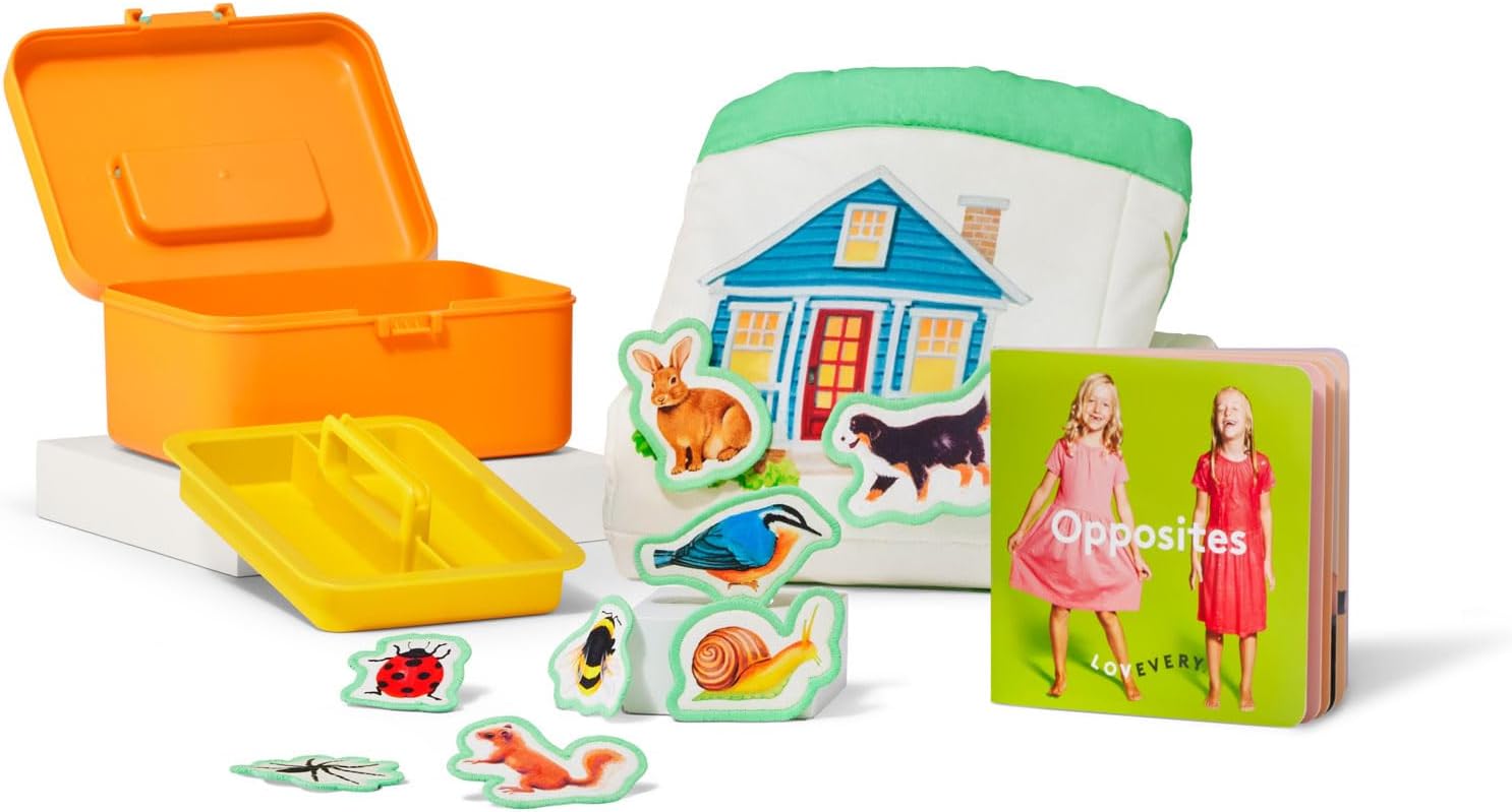 Lovevery, Sort & Match Mini Kit, Early Learning Toy, 18+ Months