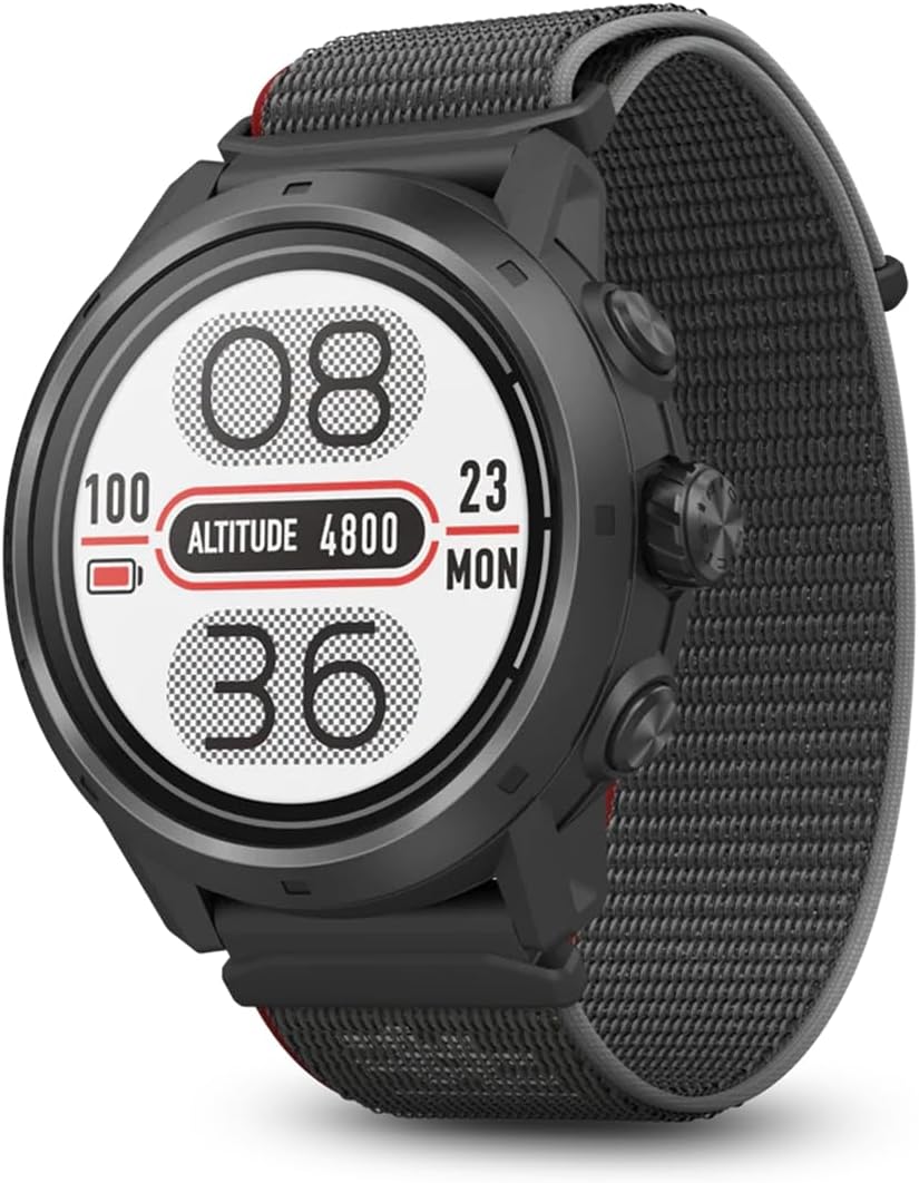 COROS APEX 2 Pro Outdoor GPS Watch, 1.3" Sapphire Titanium, 24-Day Battery Life, Dual-Freq GPS, On-Wrist Navigation, Offline Maps, Heart Rate Monitor, Track Sleep, Running, Biking, Climbing-Black