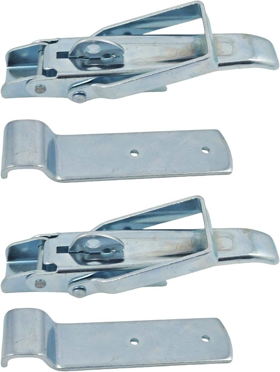 2 Pcs Utility Trailer Gate Latch Handle Parts, Utility RV Trailer Lift Gate Latches for RV Camper Caravan Replacement Accessories