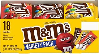 M&M'S Full Size Chocolate Halloween Candy Assortment - 30.58oz/ 18ct Bulk Candy Box