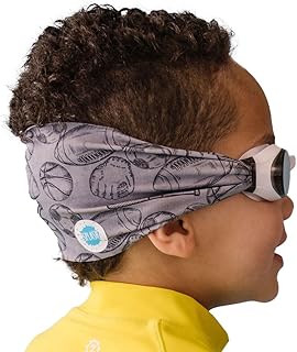 Splash Place SWIM GOGGLES with Fabric Strap - Adult & Kids Swim Goggles - Around The World Theme