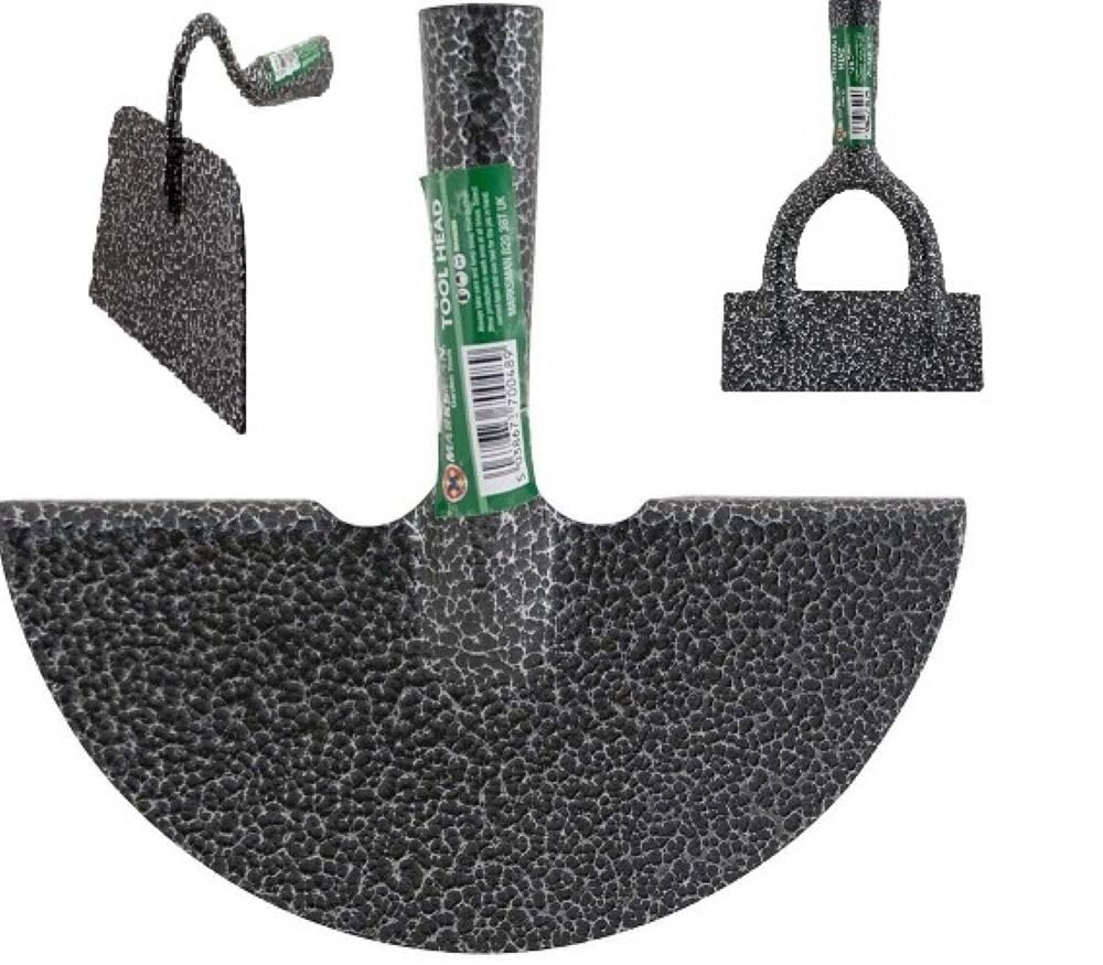 Set Of 3 Hoe Heads - Heavy Duty Garden Tool Accessories | Dutch, Draw, & Edge Hoes, Outdoor Gardening Tools | Weeding Soil Digging | Replacement Heads