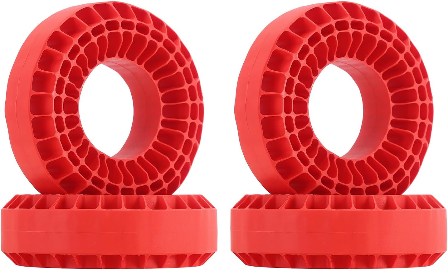 INJORA Silicone Rubber Insert for 118-122mm 4.75" OD 1.9" Tire, Red