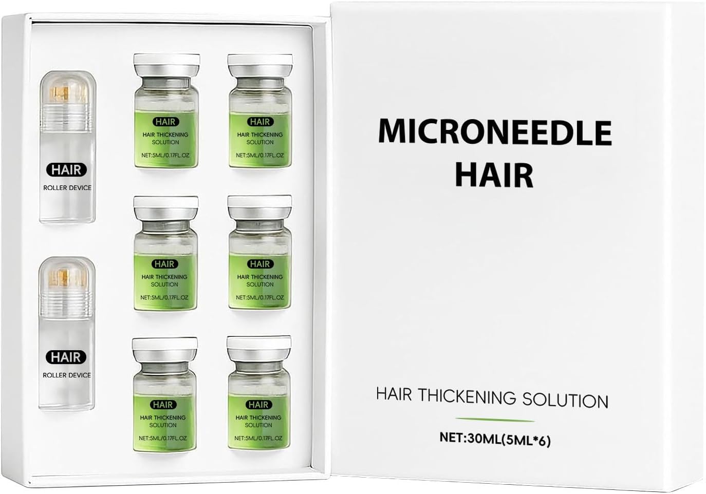 Alphainfuse Hair Regrowth System, 2025 New Hair Growth Treatment, Painless Micro-Infusion Technology, Treatment for Thicker, Strengthens Roots, 100% Natural Ingredient for Men and Women