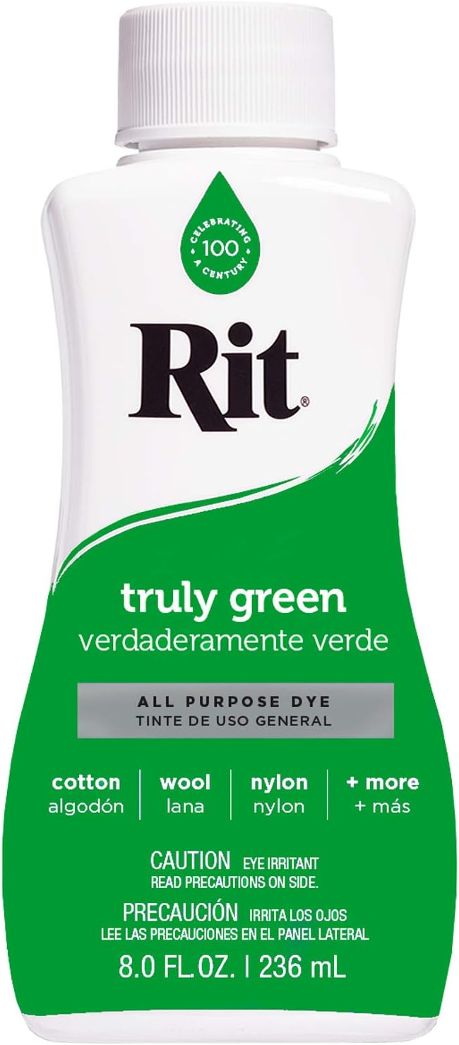 Rit DYE Liquid GRN, 8 Fl Oz, Truly Green