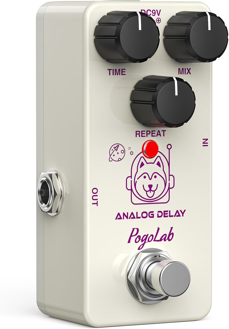 Delay Pedal, Delay Pedals for Electric Guitar, Analog Delay Guitar Pedal, DC 9V True Bypass, Mini Delay Pedal