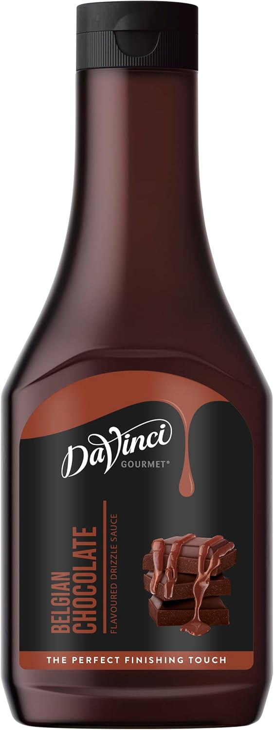 Da Vinci Gourmet Belgian Chocolate Flavoured Drizzle Sauce,500 g (Pack of 1)