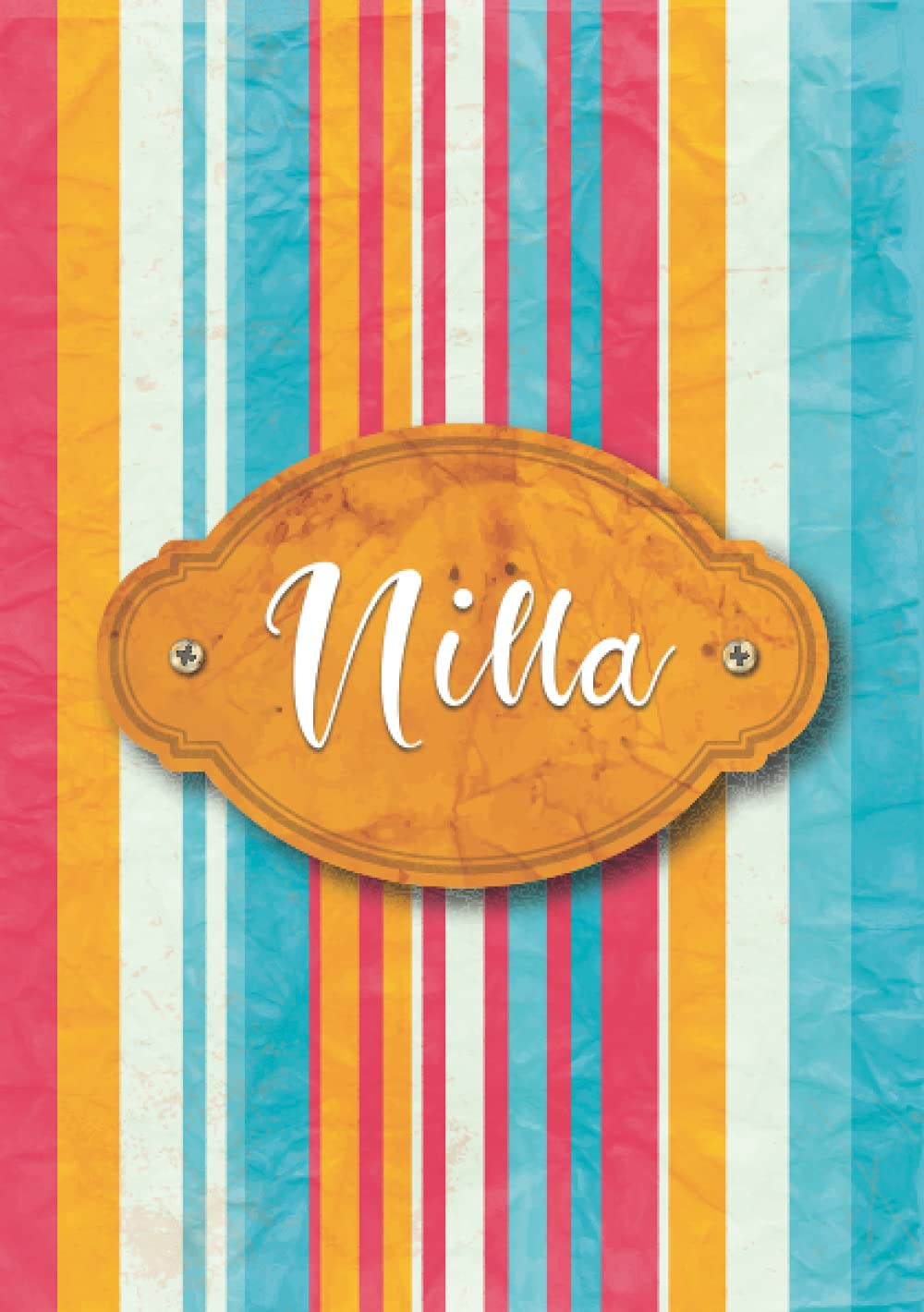 Nilla: Taccuino A5 | Nome personalizzato Nilla | Regalo di compleanno per moglie, mamma, sorella, figlia ... | Design: carta colorata | 120 pagine a righe, piccolo formato A5 (14.8 x 21 cm)