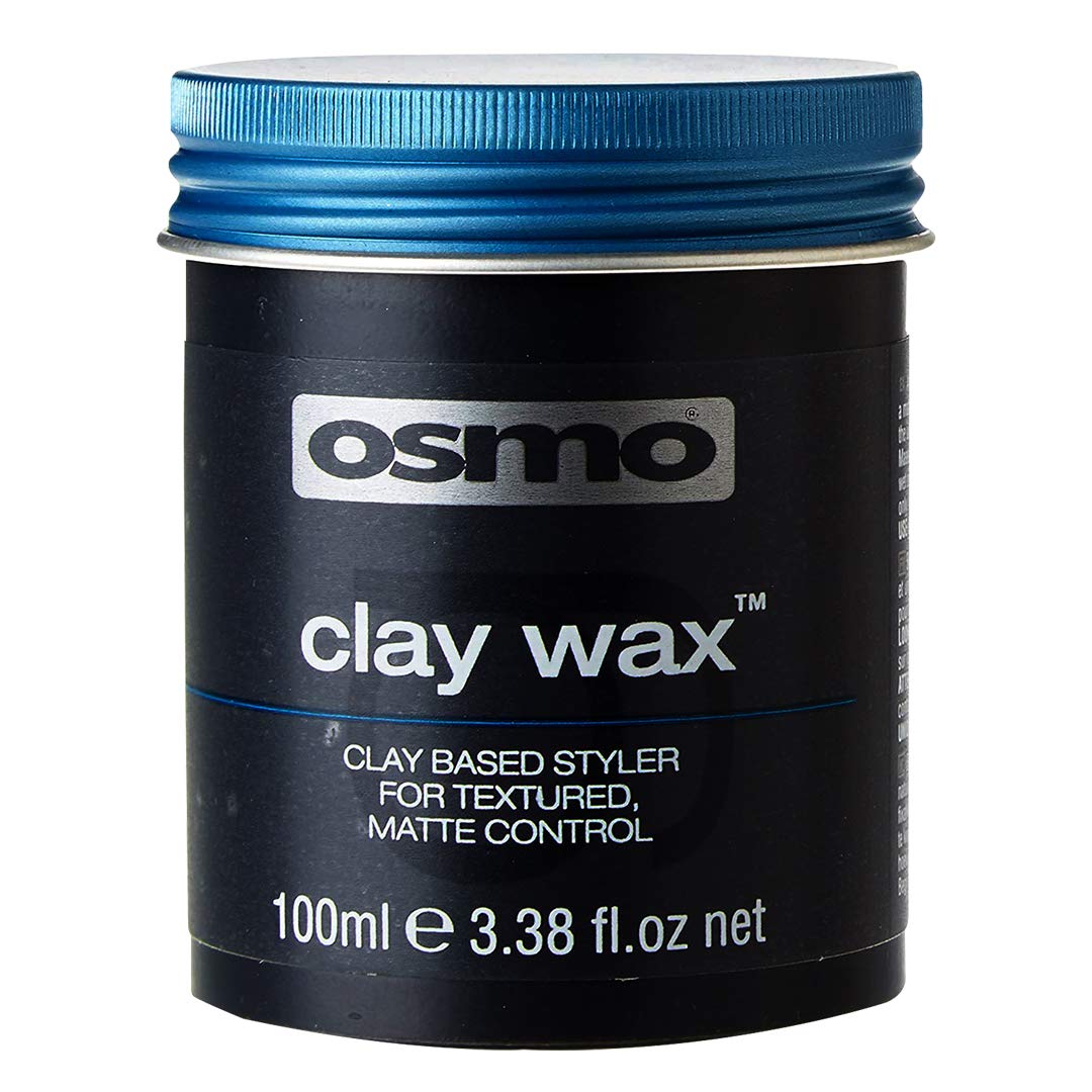 Osmo Firm Hold Clay Wax for Matte Finish Without Shine for a Natural Looking All Day Long Hold for All Hair Types 3.38 Fl Oz (Pack of 1)