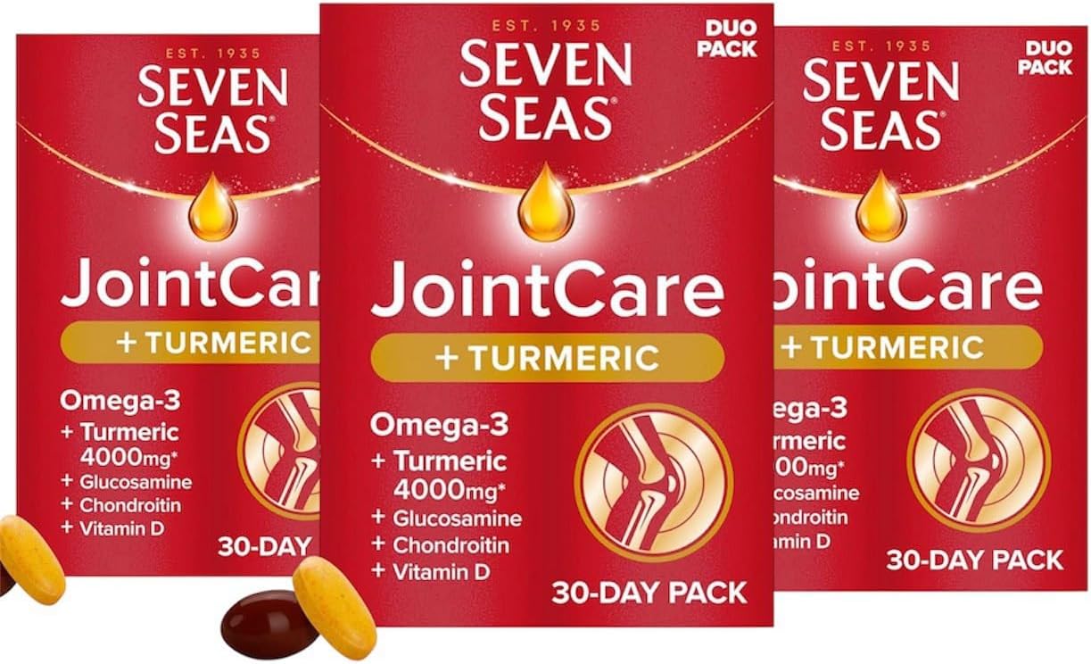 Seven Seas Jointcare Supplex & Turmeric 30 Duo Caps by Seven Seas (Packs of 3)