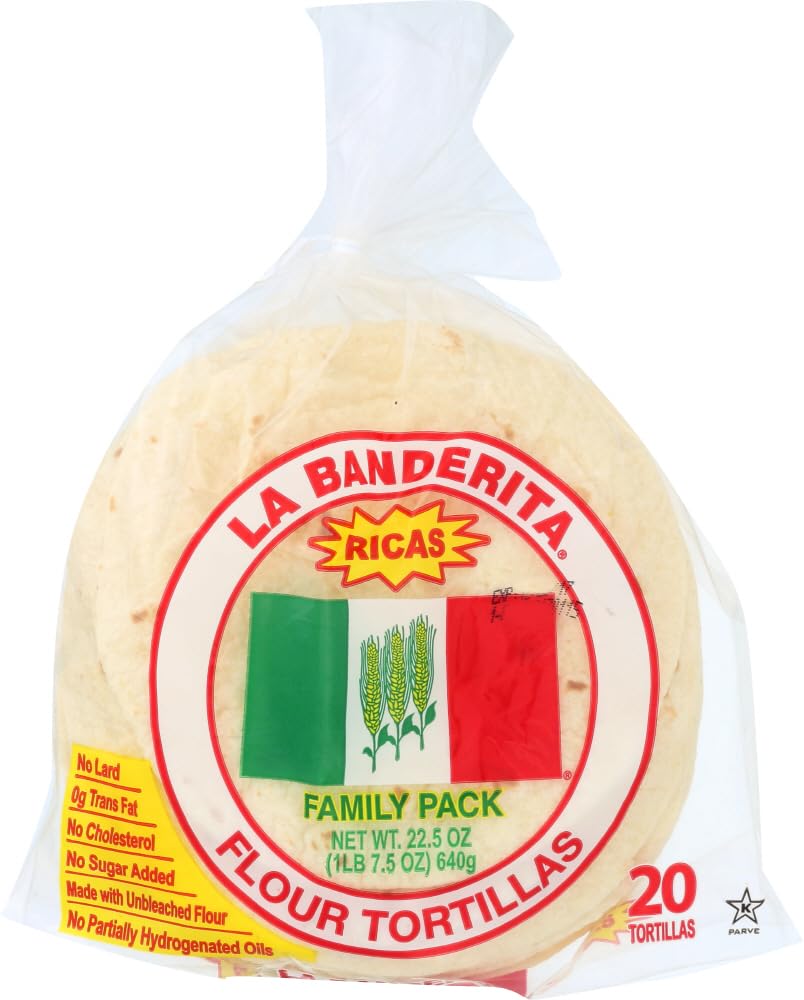 La Banderita Flour Tortillas 20 ct