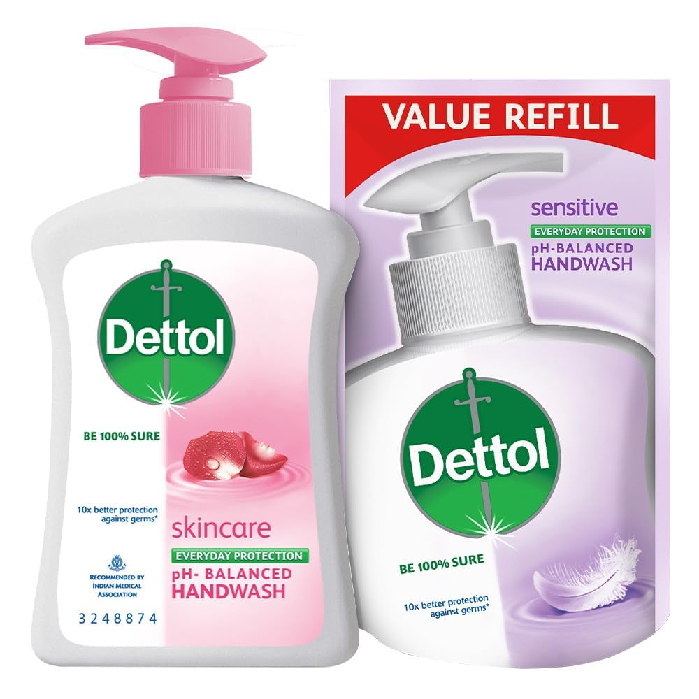 Dettol Skinkare 200ml+Free Liquid Handwash