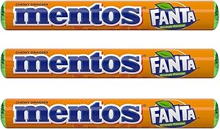 Mentos Fanta Orange Flavored Candy 3 x 37.5g