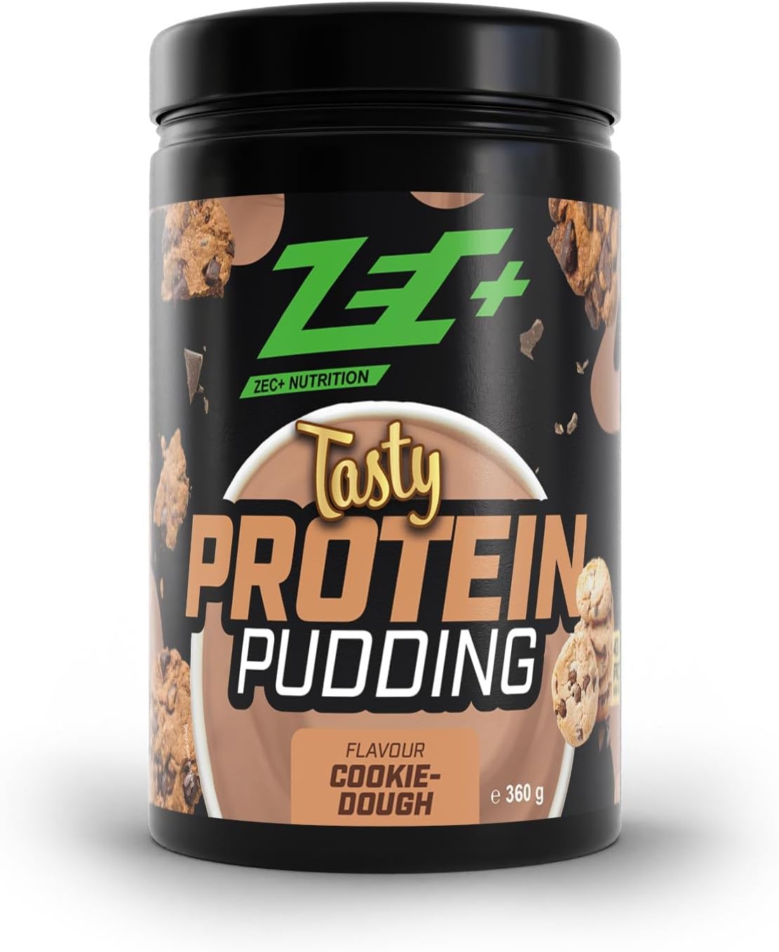Zec+ Tasty Protein Pudding (360g) Cookie Dough - Functional Food - Protein-Rich Foods