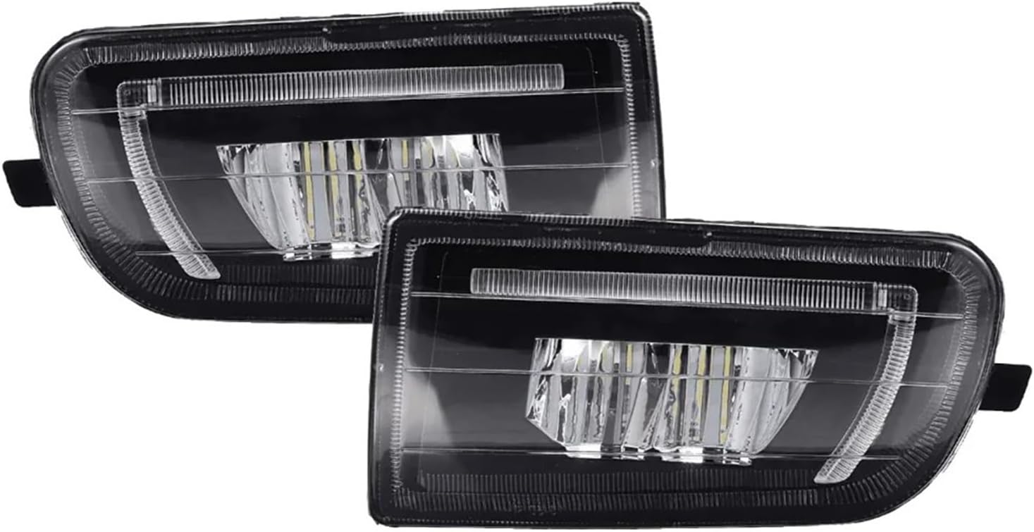 WXHHSM Car Fog Light For Toyota For Corolla AE100 AE101 1993-1997 Front Left & Right White DRL Daytime Running Light Driving Lamps 1 Pair LED Fog Lights