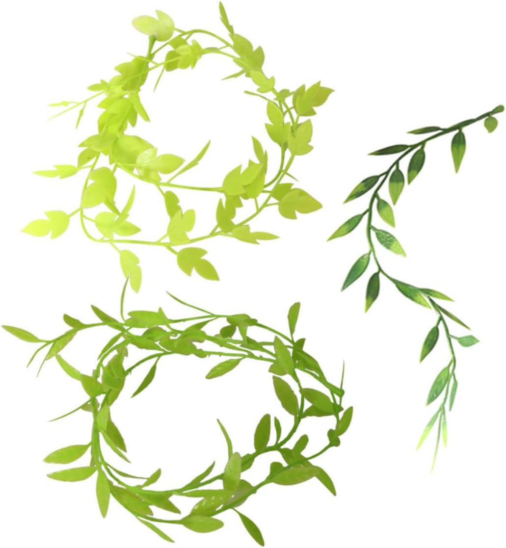 TOYANDONA 3pcs Miniature Dollhouse Vines Garland Realistic Faux Greenery for Garden Scene Decorations Compact Artificial Leaf Plants with Lasting Freshness for Dollhouse Accessories