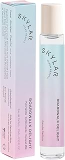 Skylar Boardwalk Delight Eau de Parfum - Hypoallergenic & Clean Perfume for Women & Men, Vegan & Safe for Sensitive Skin - Notes of Cotton Candy, Vanilla & Coconut Milk - 10mL /0.33 Fl oz