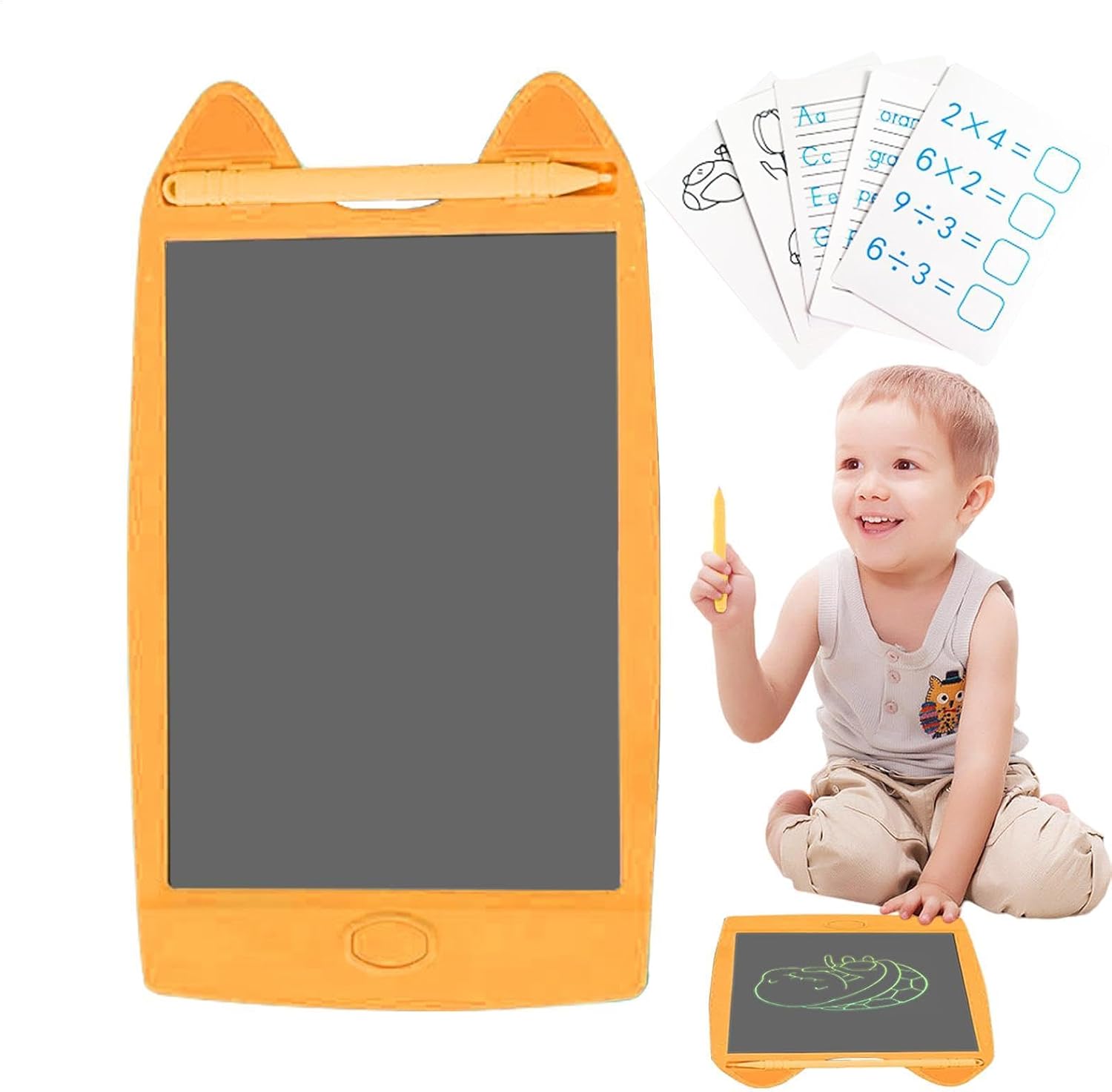 Uitseld LCD Writing Tablet | Portable Clear Drawing Board,Development Toys, Magnetic & Felt Playboards For Learning, Beginners, Boys & Girls