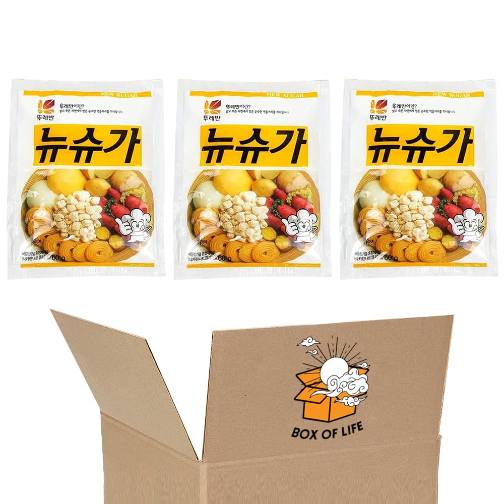 BOX OF LIFE Ttuleban Korean New Sugar 60g (Pack of 3)