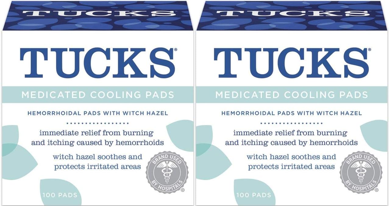Tucks Md Cool Hemorrhoid Pad, 100 count (Pack of 2)