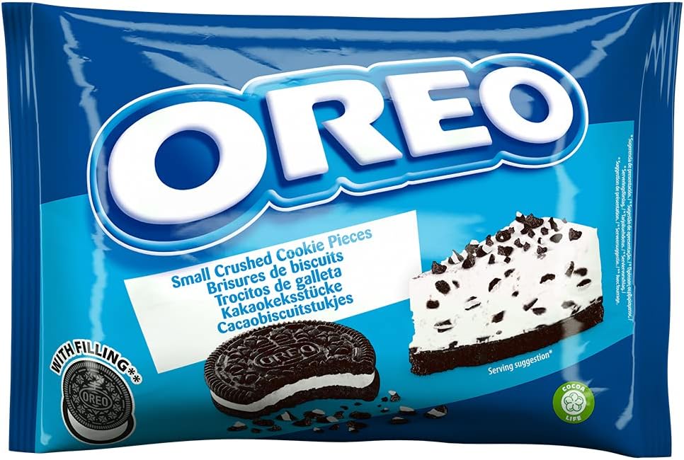 Oreo Cookies & Cream Crushed Biscuit Crumb (With Vanilla Filling), 12x400g