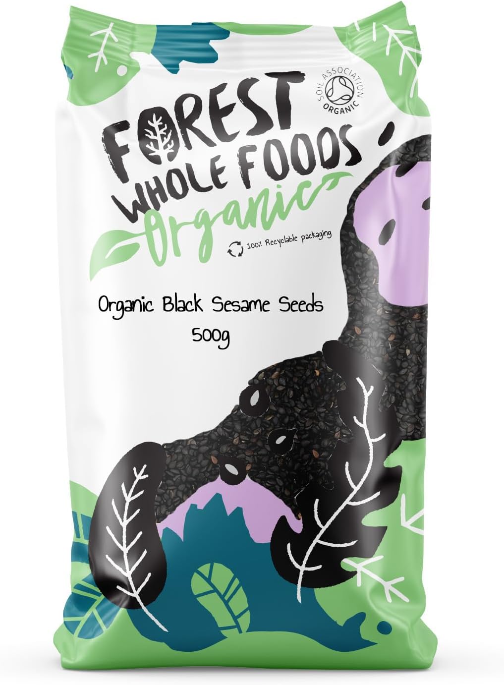 Organic Black Sesame Seeds (500g)