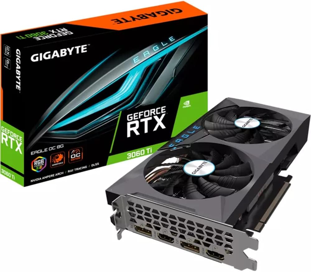 Gigabyte GeForce RTX 3060 Ti EAGLE OC 8GB V2 LHR Graphics Card