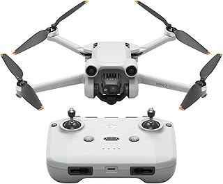 DJI Mini 3 Pro, Mini Drone with 4K Video, 48MP Photo, 34 Mins Flight Time, Less than 249 g, Tri-Directional Obstacle Sensing, Return to Home, FAA Remote ID Compliant, Drone with Camera for Adults